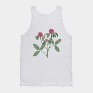 Vermont State Flower Red Clover Tank Top